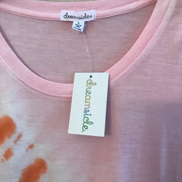 NWT Large Pink & Yellow Long Sleeve Shirt - Picture 6 of 15